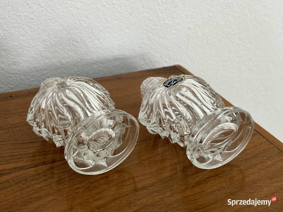 Solniczka i pieprzniczka Bohemia Glass komplet Wrocław