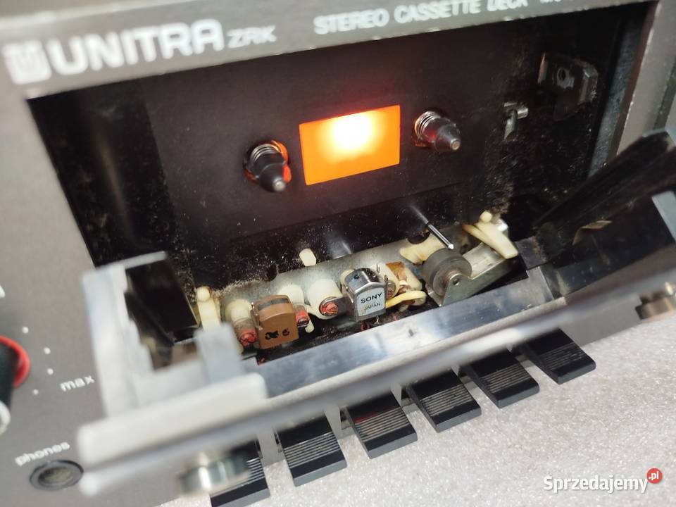 Magnetofon Kasetowy Stereo Deck M9109 Unitra ZRK Magnetofony łódzkie Zgierz