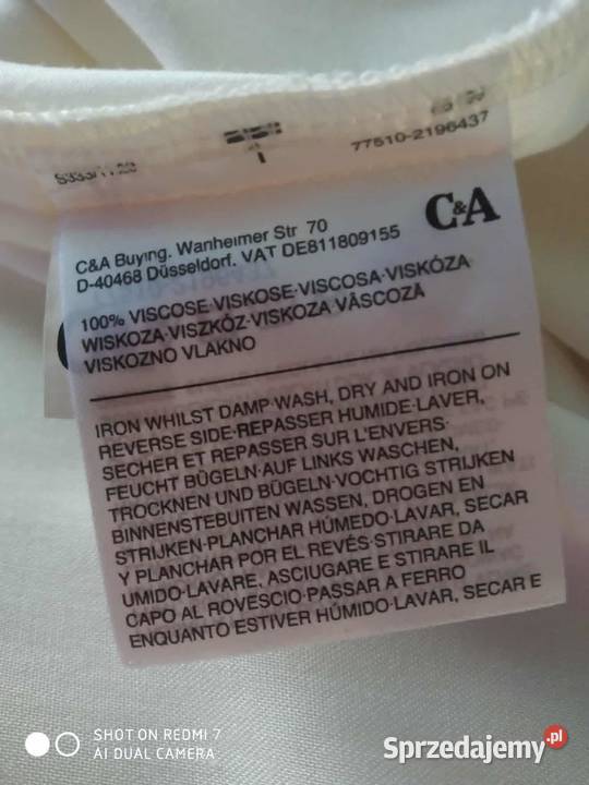Damska bluzka w kolorze kremowymecru marki CA