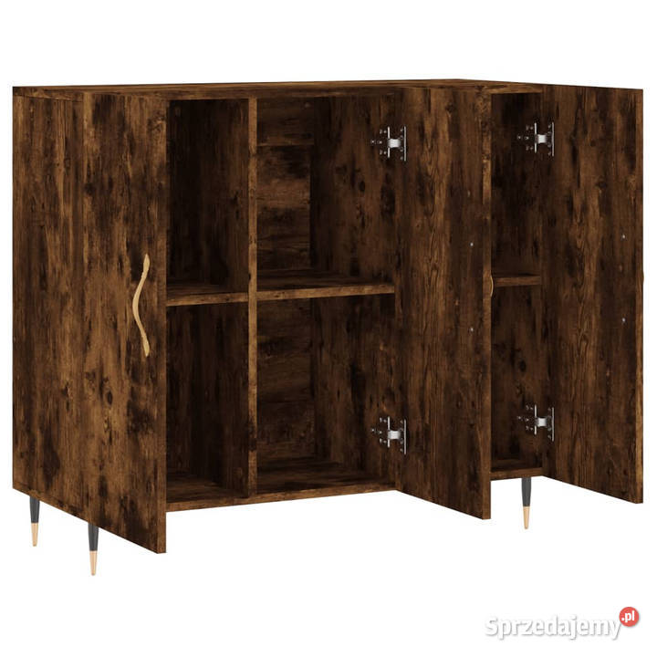 Szafka przydymiony dąb 90x34x80 materiał Pozostałe Warszawa