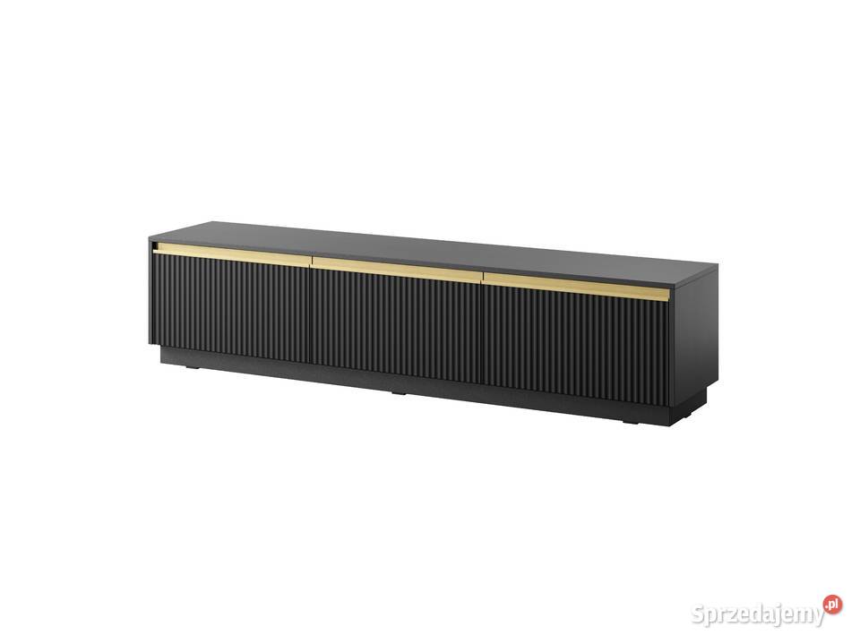 Szafka RTV wisząca ROYAL 180 kolor czarny 181.5cm