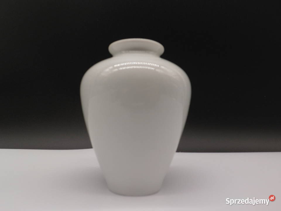 Porcelanowy biały wazon Thomas Raszków