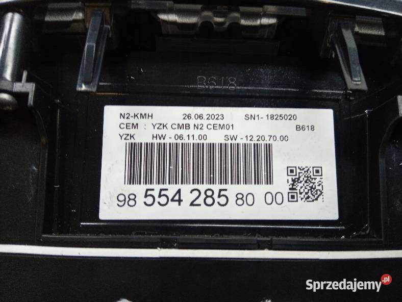 LICZNIK PRZEBIEG 5000 9855428580 Citroen C3 III Liczniki i zegary sprzedam