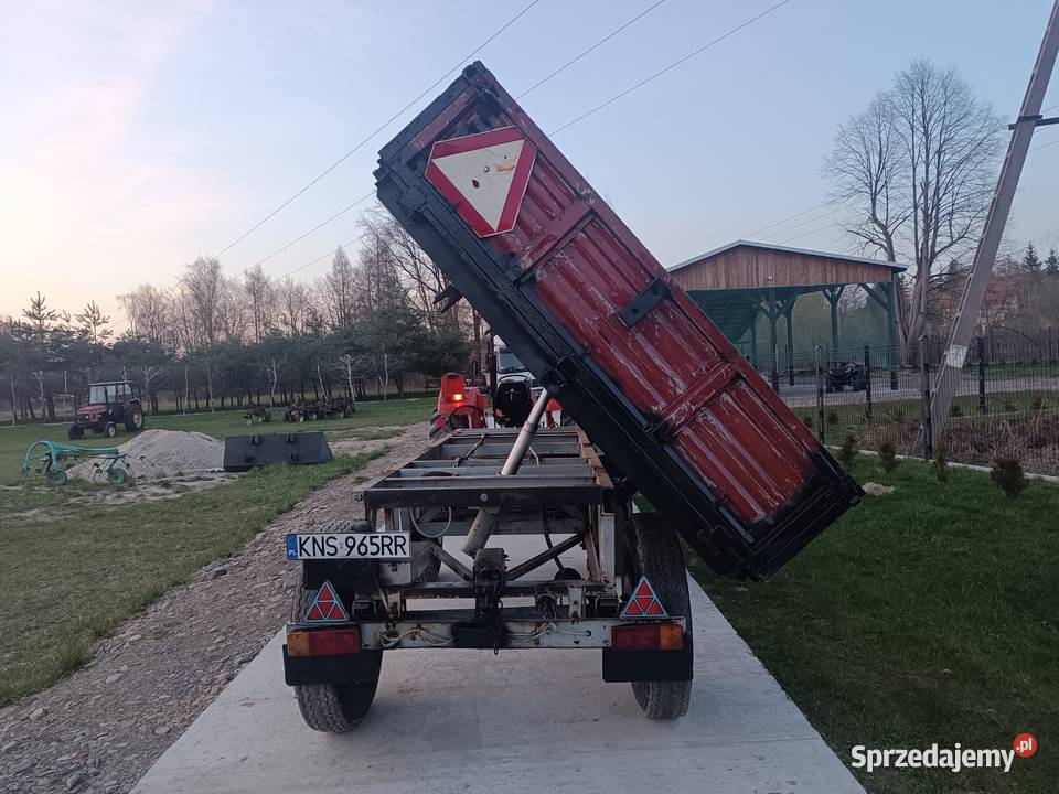 Przyczepa Rolnicza Wywrotka Sanok D44 D46 D47 nieuszkodzony