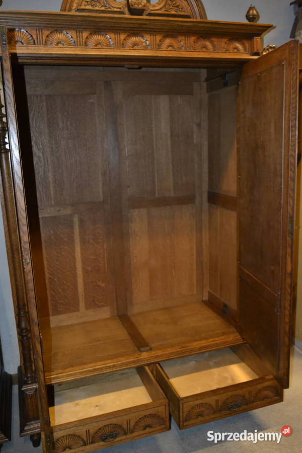 szafa neorenesansowa 1900 dąb Będzin