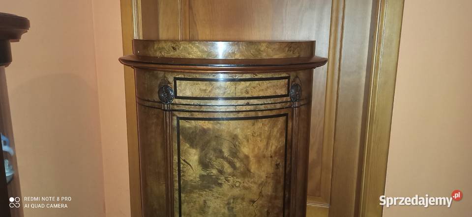 Owalny słupek mahoniowy Christian VIII kolisty Meble