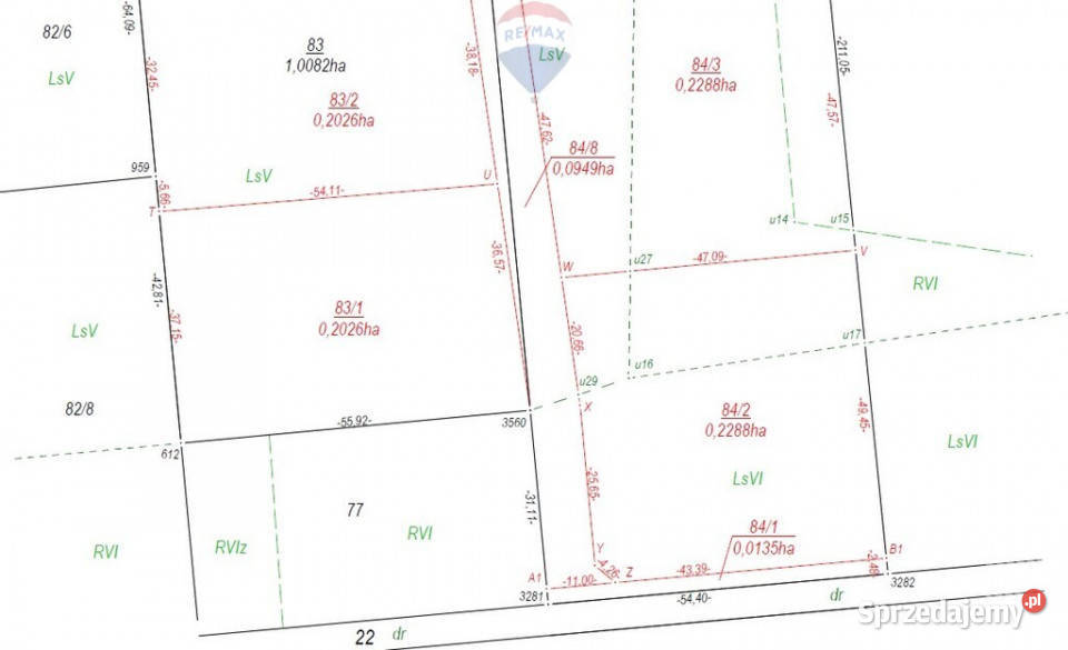 Działki budowlane zbuduj dom w lesie utwardzona Powązki sprzedam