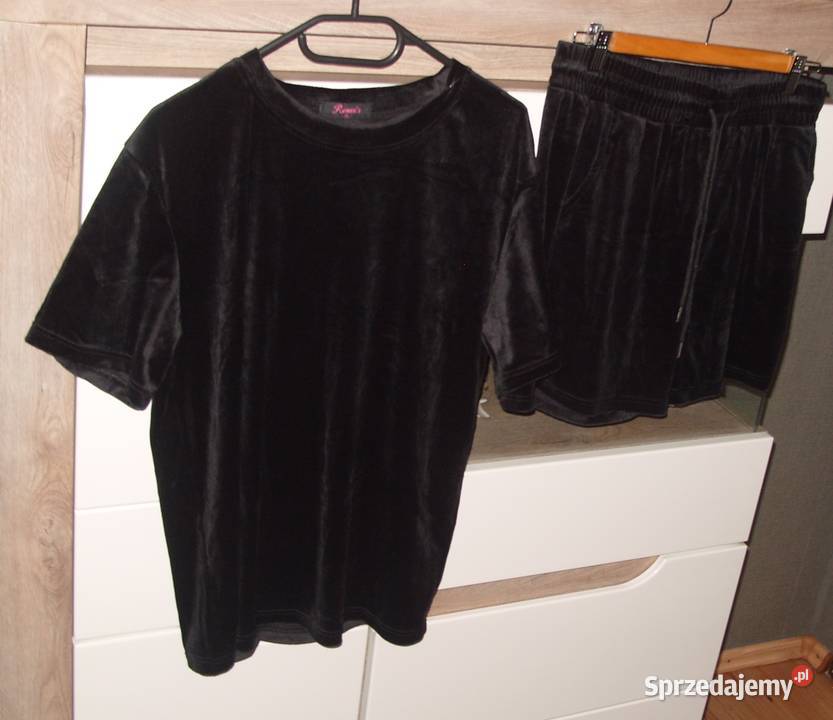 Świetny wygodny welurowy dres ROMEES r LXL wielkopolskie Rawicz