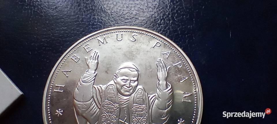 Stare monety Medal Jan Paweł II 377 srebro Lesko
