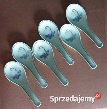 Antyk Retro Vintage Łyżka Chiny Porcelana 6 Gdańsk