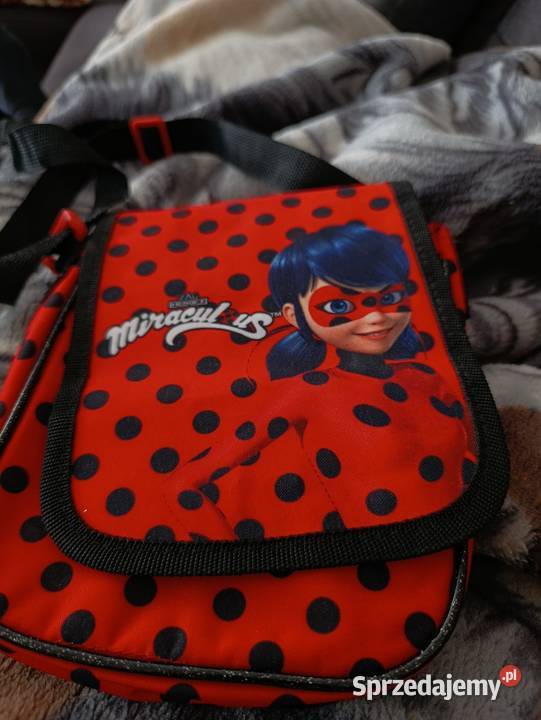 Torebka na ramię Miraculum Biedronka i Czarny