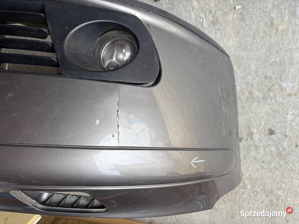 Zderzak przedni Seat Ibiza 6L szary kolor LS7U Karoseria śląskie Jaworzno sprzedam