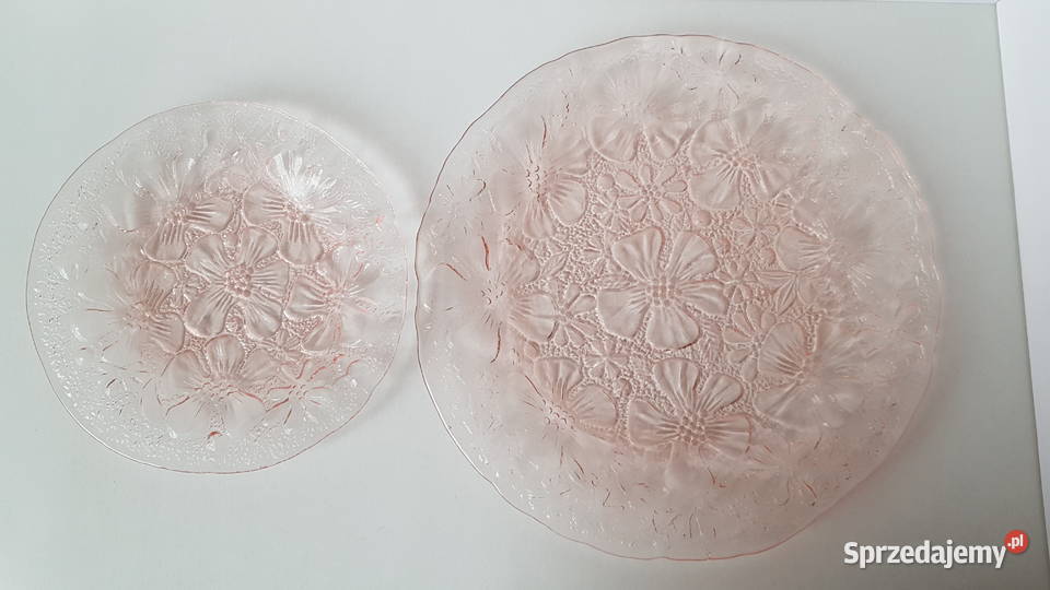 Talerzyk i talerz Anemony Ząbkowice kolorowe Dąbrowa Górnicza