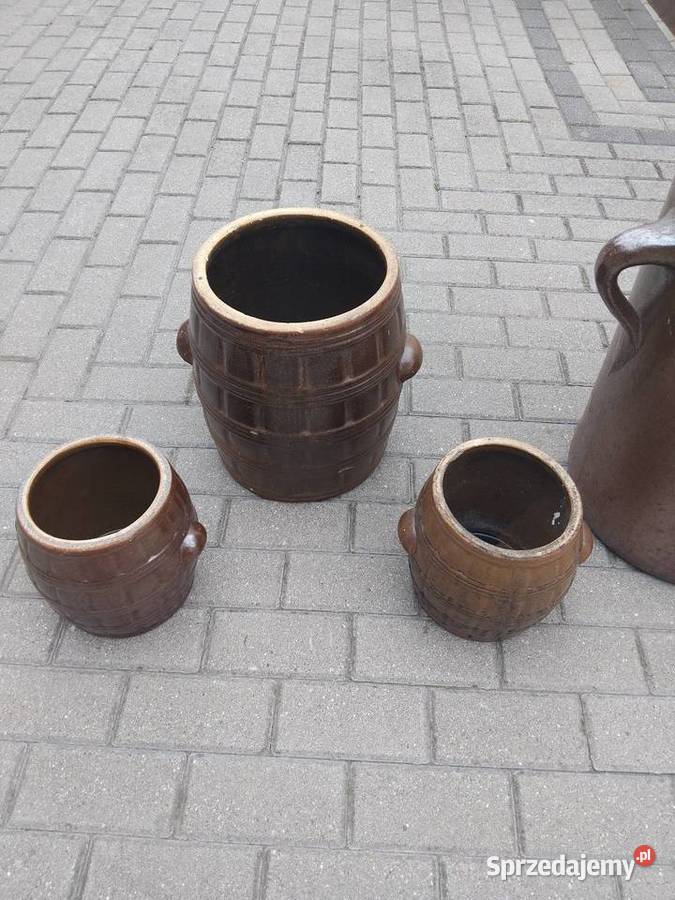Garnki kamienne wielkopolskie Strzałkowo sprzedam