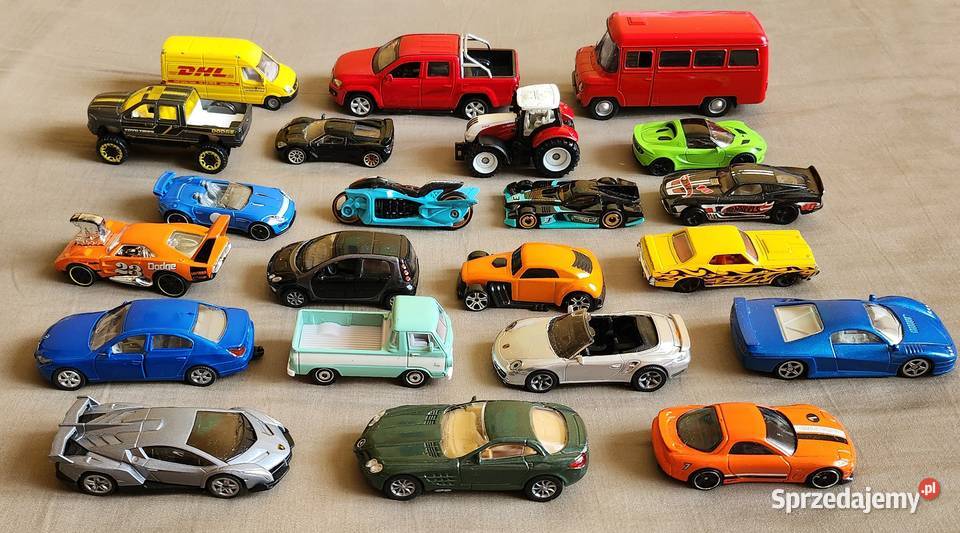 Zestaw 22 modeli aut hot wheels matchbox i mazowieckie Warszawa