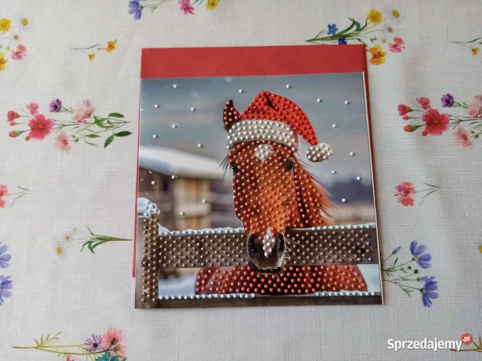 Kartki Bożonarodzeniowe haft diamentowy wielokolorowy sprzedam
