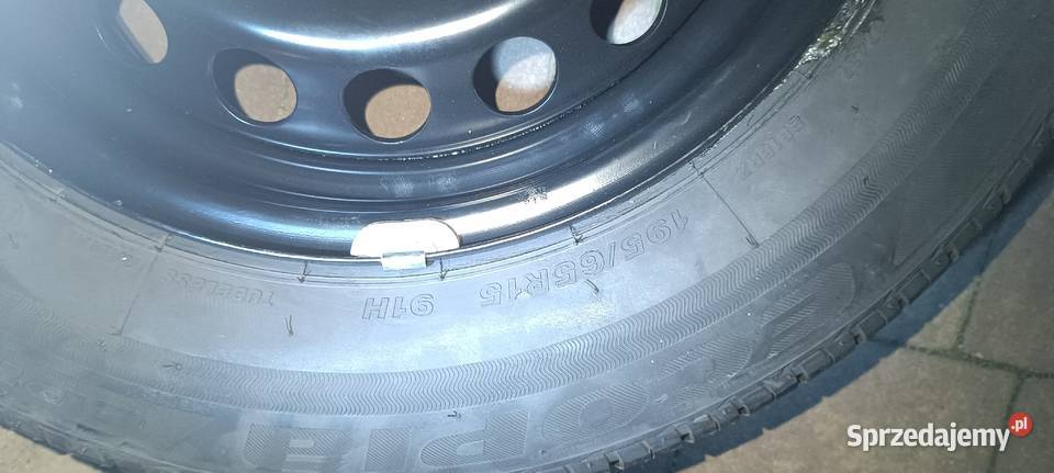 Koło stalowe 15 z oponą Bridgestone 1956515 nowe Częstochowa