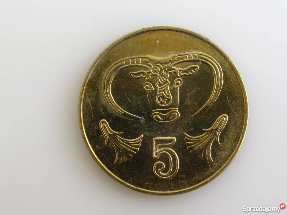 Moneta 5 centów 2004 Cypr warmińsko-mazurskie Olecko sprzedam