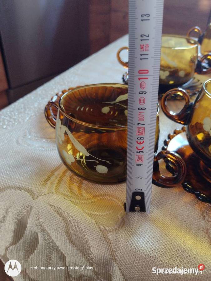 Bulionowki Piękne Szkło Miodowe Krosno