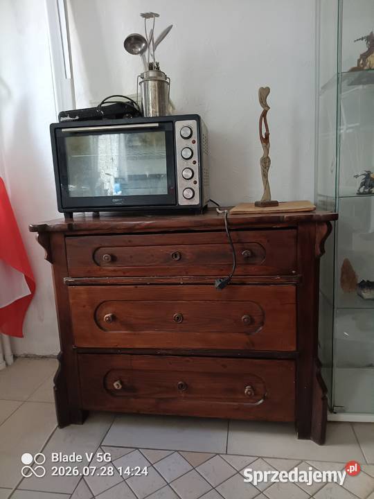 Komodabieliźniarka retro lite drewno Warszawa