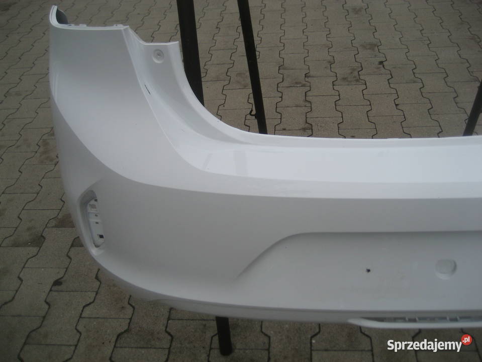opel corsa f 1923r zderzak tył bez pdc biały Zderzaki Rakoniewice