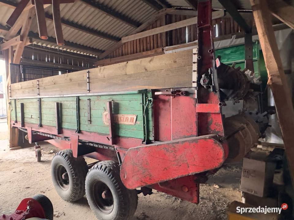 Rozrzutnik obornika 8t tandem sprzedam