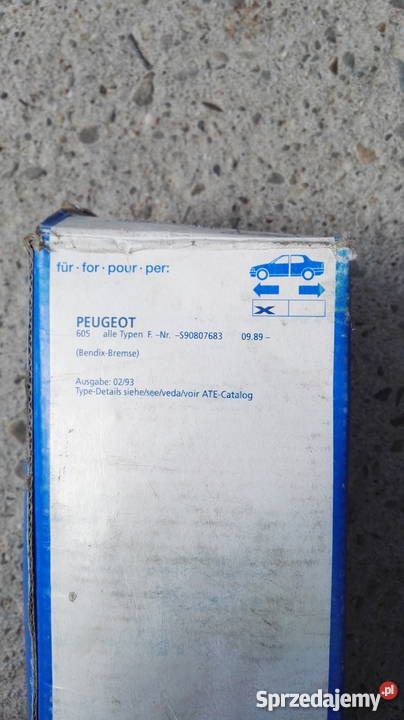 przedam klocki hamulcowe do peugot 605 Wadowice