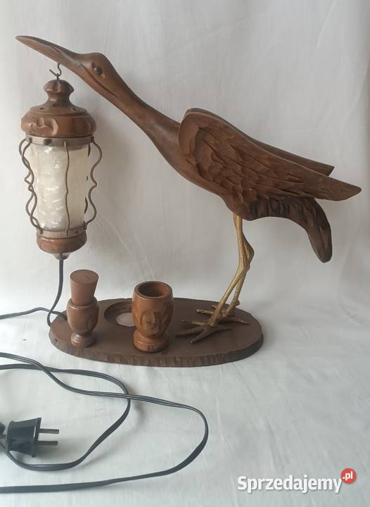 ampa stołowa Heron w stylu art dco z Białystok