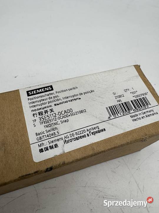 Siemens 3SE51120CA00 Position switch Pozostałe Warszawa
