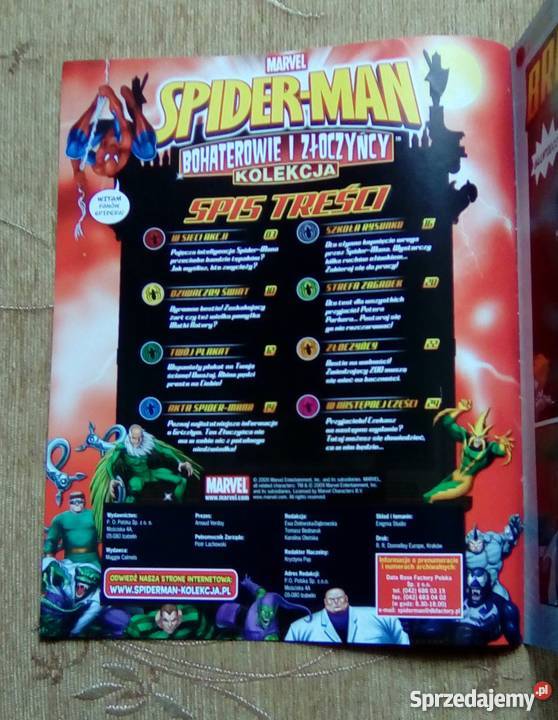 SPIDERMAN BOHATEROWIE I ZŁOCZYŃCY 46 Piszczac