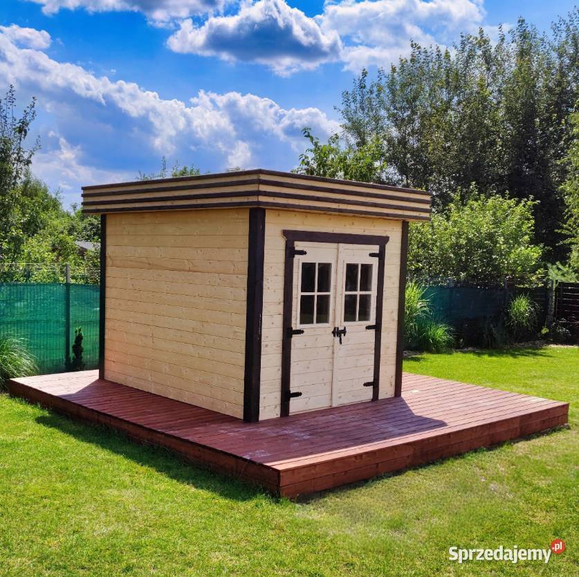 Drewniany Domek Narzędziowy Nowoczesny 3x2 Zalewo