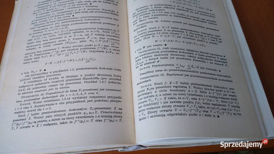 Topologia ogólna Biblioteka Matematyczna 47 Gdańsk sprzedam