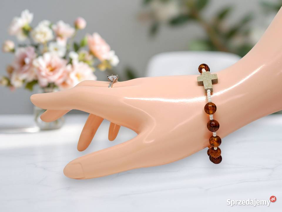 Bransoletka różaniec dziesiątka różańca z Warszawa