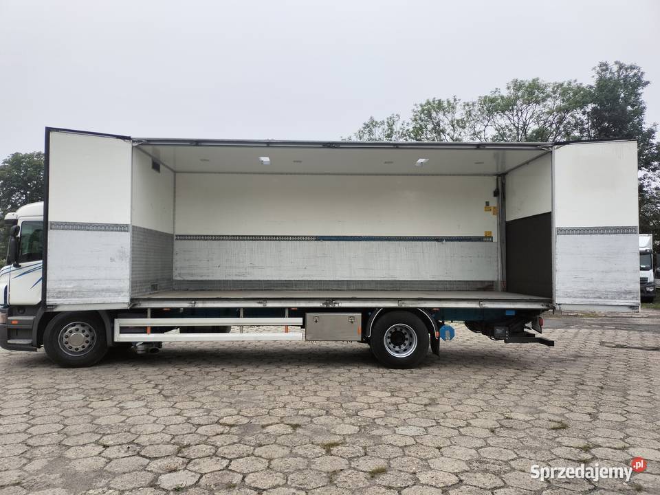 SCANIA P280 4x2 KONTENER IZOTERMA OTWIERANY BOK klimatyzacja Częstochowa sprzedam