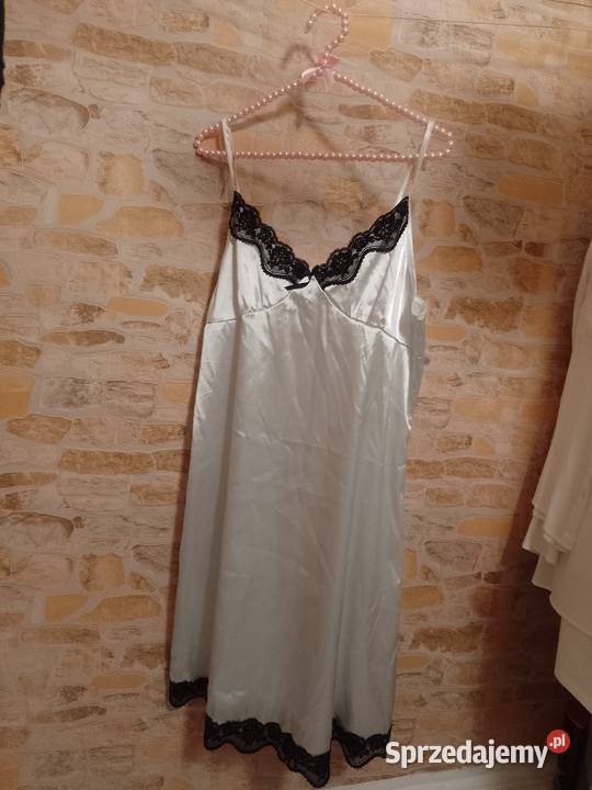 40L Biała halka koszulka nocna z Londynu NOWA Moda i Styl Kraków