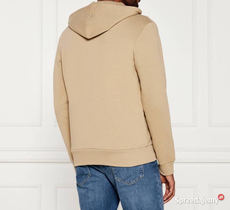 Bluza rozpinana bawełniana Lacoste beżowa M Rozmiar M