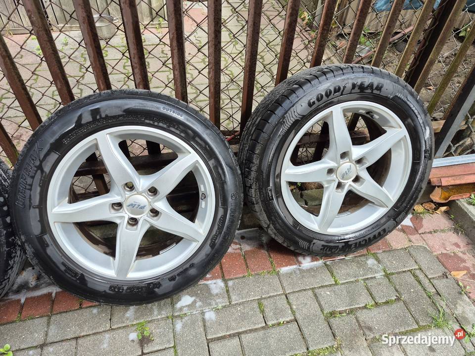 21660 R17 Piękne Aluminiowe felgi komplet do Poznań