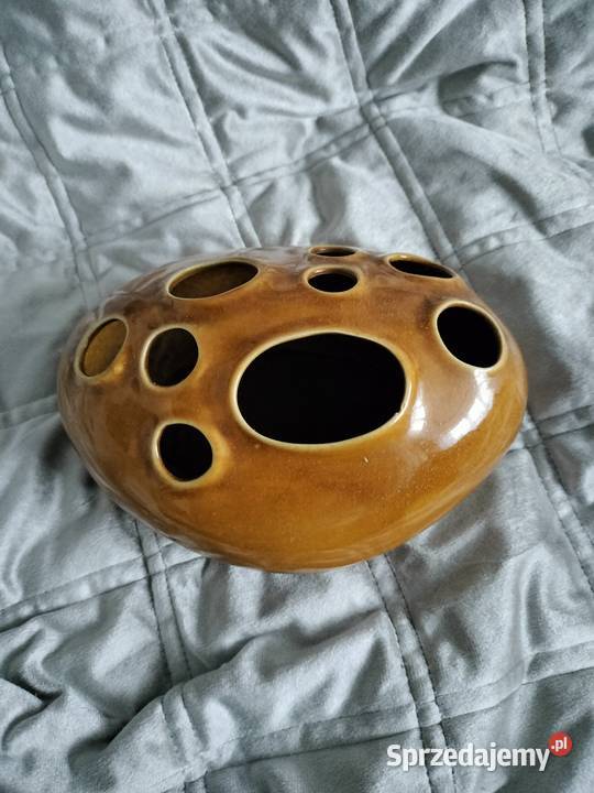 Ikebana meteoryt Bochnia prl Porcelana i szkło Choszczno