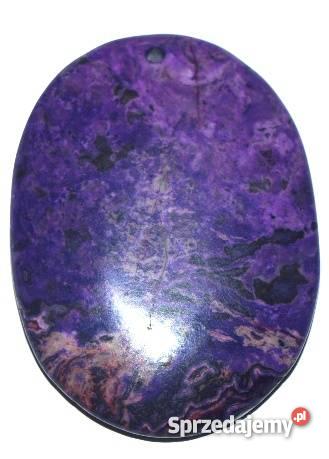 unikatowe kamienie na wisiorek agat fioletowy Tuchola
