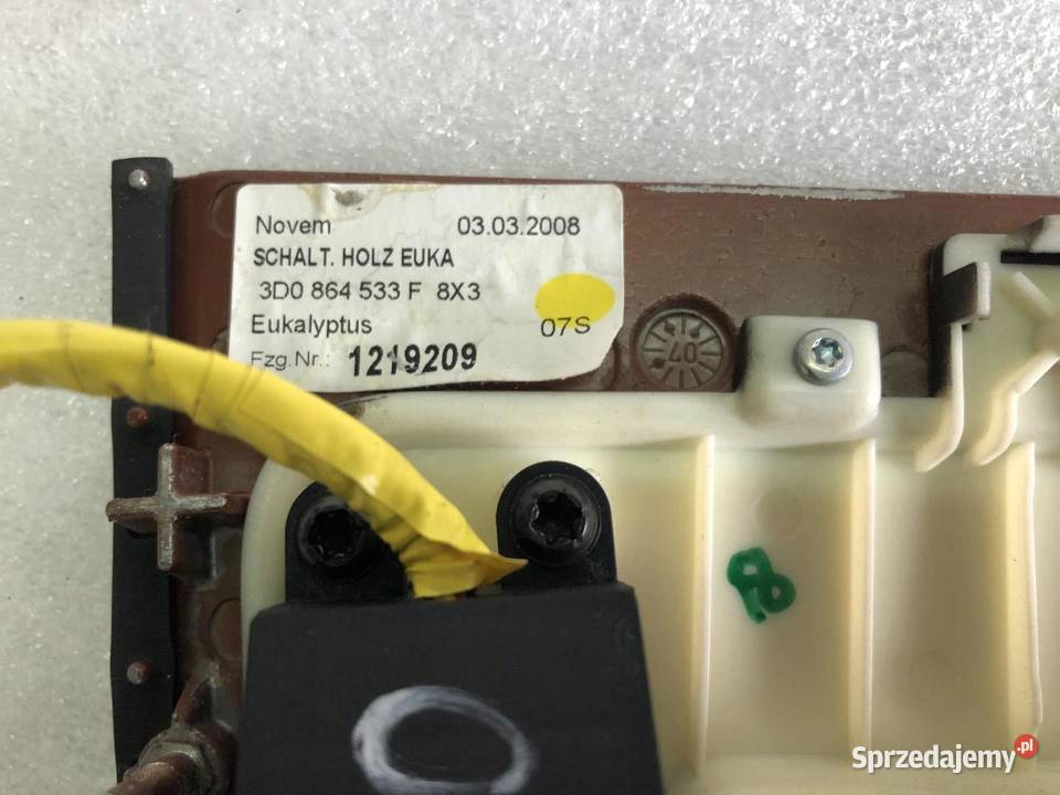 PANEL PRZEŁĄCZNIKÓW RAMKA 3D0864533F VW PHAETON