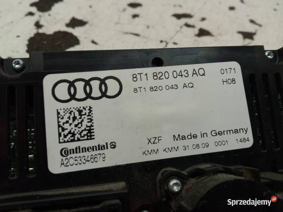 PANEL NAWIEWU ŁADNY ORG 8T1820043AQ Audi Q5 I