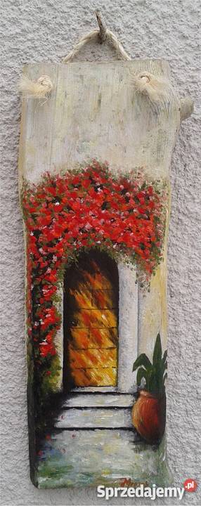 Obraz olejny na desce Ikebana