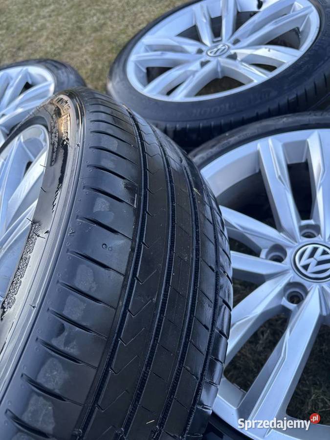 Alufelgi 18 3G0601025H VW z oponami Hankook Wrocław