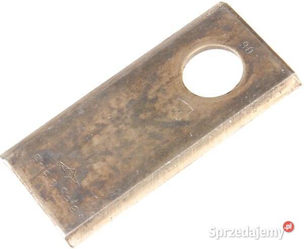 Nożyk kosiarki rotacyjnej lewyprawy 96x47x3 mm