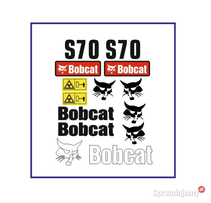 Naklejki Bobcat S70 Miniładowarka ładowarka Rybnik