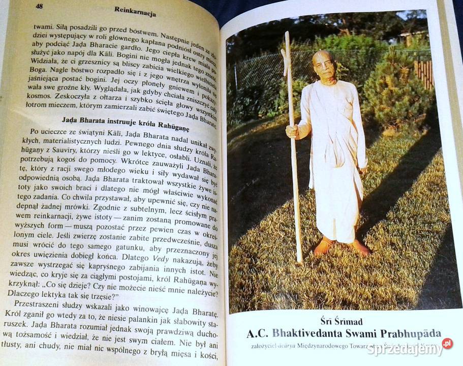 Reinkarnacja według nauk Sri Srimad AC miękka Chełm