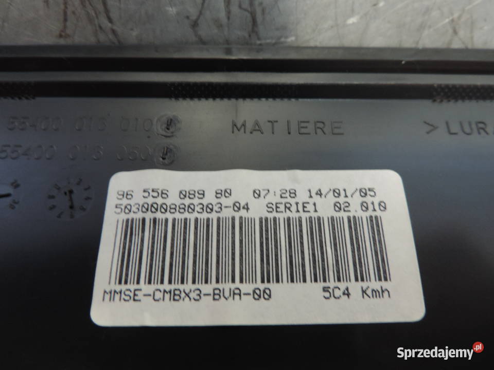 CITROEN C5 I LIFT 22 HDI LICZNIK ZEGARY EU