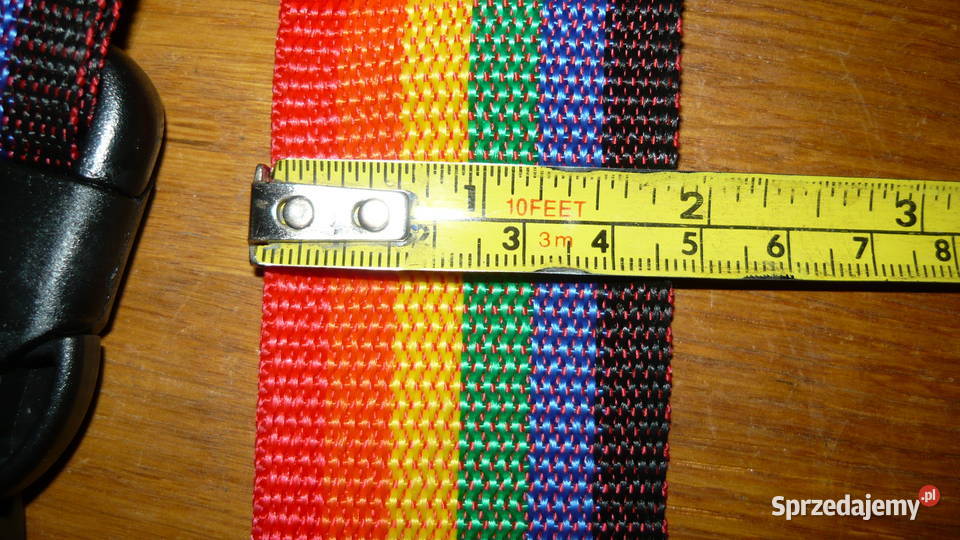 Pasek zestaw 2 tęczowy pas szeroki do spodni Paski Sokółka