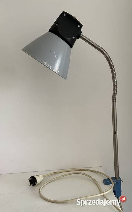 Stara lampa kreślarska biurkowa PRL Łódź sprzedam