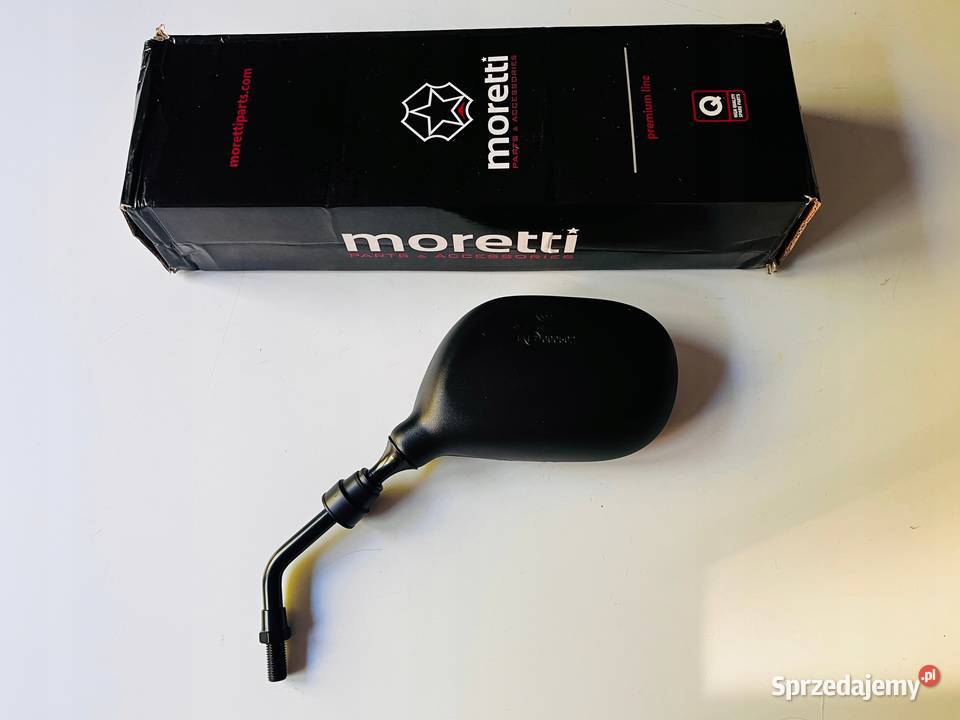 MORETTI LUSTERKO LEWE gwint 10MM prawy Motorower Łobżenica